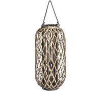 Standing Wicker Lantern - Large