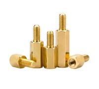 Standoff Screws, Pack Of 10 M2 M2.5 M3 M4 M5 Hex Brass PCB Standoff Spacer Multiple Sizes 6-30mm(28mm x10pcs)