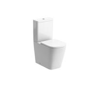 Standon White Closed Back Comfort Height Toilet Set With Soft Close Seat & Close Coupled Cistern
