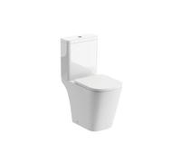 Standon White Open Back Comfort Height Toilet Set With Soft Close Seat & Close Coupled Cistern