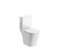 Standon White Open Back Toilet Set With Soft Close Seat & Close Coupled Cistern