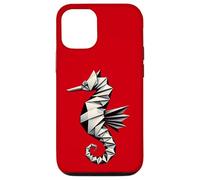 Standout Origami Seahorse Design - Vibrant Ocean Art Case for iPhone 12/12 Pro