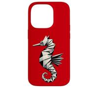Standout Origami Seahorse Design - Vibrant Ocean Art Case for iPhone 14 Pro