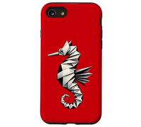 Standout Origami Seahorse Design - Vibrant Ocean Art Case for iPhone SE (2020) / 7/8