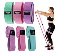 STANDROCK Resistance Bands for Working Out,6pcs Fabirc Resistance Band Set | 3pcs Booty Bands 3pcs Long Resistance Bands | Full Body Elastic Bands for Exercise Bands Workout Bands Resistance
