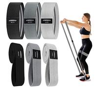 STANDROCK Resistance Bands for Working Out,6pcs Fabric Resistance Band Set | 3pcs Booty Bands 3pcs Long Resistance Bands | Full Body Elastic Bands for Exercise Bands Workout Bands Resistance