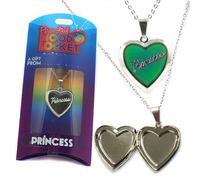 Stands Out Personalised Mood Locket Necklace - Princess