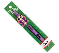Stands Out, Supplying Outstanding Gifts Ava Girls Personalised Lilac Retractable Pen With a Fun Butterfly Character With Blue Ink