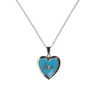 Stands Out, Supplying Outstanding Gifts Ava Personalised Heart Shaped Glow In The Dark Locket Blue Name Pendant Kids Necklace