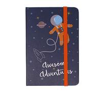 Stands Out, Supplying Outstanding Gifts Awesome Adventures Space A6 Hardback Ruled Notebook