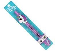 Stands Out, Supplying Outstanding Gifts Chloe Girls Personalised Lilac Retractable Pen With a Fun Unicorn Character With Blue Ink