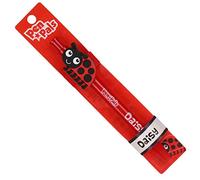 Stands Out, Supplying Outstanding Gifts Daisy Girls Personalised Red Retractable Pen With a Fun Ladybird Character With Blue Ink