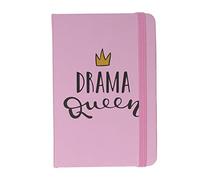 Stands Out, Supplying Outstanding Gifts Drama Queen A6 Hardback Ruled Notebook