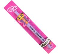 Stands Out, Supplying Outstanding Gifts Elizabeth Girls Personalised Lilac Retractable Pen With a Fun Butterfly Character With Blue Ink