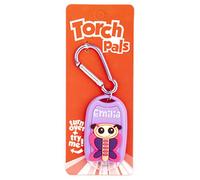 Stands Out, Supplying Outstanding Gifts Emilia Name Butterfly Girls Purple Novelty Personalised Mini LED Toy Torch Carabiner Clip