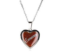 Stands Out, Supplying Outstanding Gifts Emma Girls Personalised Name Heart Shaped Mood Locket Pendant Kids Necklace