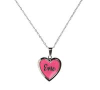 Stands Out, Supplying Outstanding Gifts Evie Personalised Heart Shaped Glow In The Dark Locket Pink Name Pendant Kids Necklace