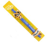 Stands Out, Supplying Outstanding Gifts Freddie Boys Personalised Blue Retractable Pen With a Fun Tiger Character With Blue Ink