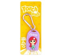 Stands Out, Supplying Outstanding Gifts Freya Name Mermaid Girls Purple Novelty Personalised Mini LED Toy Torch Carabiner Clip