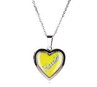 Stands Out, Supplying Outstanding Gifts Harriet Girls Personalised Name Heart Shaped Mood Locket Pendant Kids Necklace