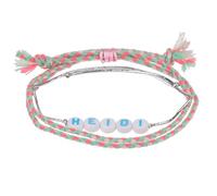 Stands Out, Supplying Outstanding Gifts Heidi Personalised Girls Friendship Bracelet Name Multicolour Pink Alphabet Bead