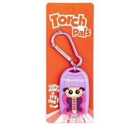 Stands Out, Supplying Outstanding Gifts I Heart Butterflies Kids Purple Novelty Personalised Mini LED Toy Torch Carabiner Clip
