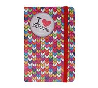 Stands Out, Supplying Outstanding Gifts I Love Knitting A6 Hardback Ruled Notebook