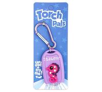 Stands Out, Supplying Outstanding Gifts Isabelle Name Seahorse Girls Purple Novelty Personalised Mini LED Toy Torch Carabiner Clip