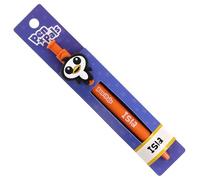 Stands Out, Supplying Outstanding Gifts Isla Girls Personalised Orange Retractable Pen With a Fun Penguin Character With Blue Ink
