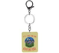 Stands Out, Supplying Outstanding Gifts It’s Time for an Adventure Camping Keyring Novelty Bag Tag Charm