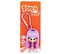 Stands Out, Supplying Outstanding Gifts Jasmine Name Butterfly Girls Purple Novelty Personalised Mini LED Toy Torch Carabiner Clip
