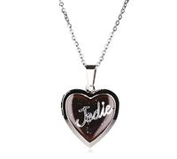 Stands Out, Supplying Outstanding Gifts Jodie Girls Personalised Name Heart Shaped Mood Locket Pendant Kids Necklace