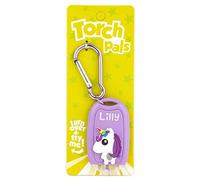 Stands Out, Supplying Outstanding Gifts Lilly Name Unicorn Girls Purple Novelty Personalised Mini LED Toy Torch Carabiner Clip