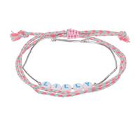 Stands Out, Supplying Outstanding Gifts Lilly Personalised Girls Friendship Bracelet Name Multicolour Pink Alphabet Bead