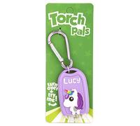 Stands Out, Supplying Outstanding Gifts Lucy Name Unicorn Girls Purple Novelty Personalised Mini LED Toy Torch Carabiner Clip