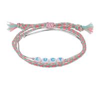 Stands Out, Supplying Outstanding Gifts Lucy Personalised Girls Friendship Bracelet Name Multicolour Pink Alphabet Bead