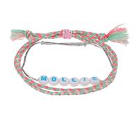 Stands Out, Supplying Outstanding Gifts Mollie Personalised Girls Friendship Bracelet Name Multicolour Pink Alphabet Bead