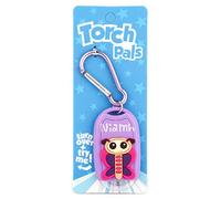 Stands Out, Supplying Outstanding Gifts Niamh Name Butterfly Girls Purple Novelty Personalised Mini LED Toy Torch Carabiner Clip