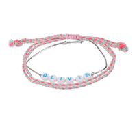 Stands Out, Supplying Outstanding Gifts Olivia Personalised Girls Friendship Bracelet Name Multicolour Pink Alphabet Bead