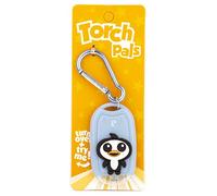 Stands Out, Supplying Outstanding Gifts R Letter Initial Penguin Kids Pale Blue Novelty Personalised Mini LED Toy Torch Carabiner Clip