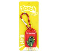 Stands Out, Supplying Outstanding Gifts Sebastian Name Dinosaur Boys Red Novelty Personalised Mini LED Toy Torch Carabiner Clip