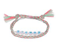 Stands Out, Supplying Outstanding Gifts Sienna Personalised Girls Friendship Bracelet Name Multicolour Pink Alphabet Bead