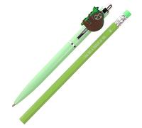 Stands Out, Supplying Outstanding Gifts Sloth Tree Pen and Pencil Set Kids Charm Topper School Stationary Kits Gift
