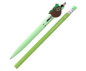 Stands Out, Supplying Outstanding Gifts Sloth Tree Pen and Pencil Set Kids Charm Topper School Stationary Kits Gift