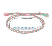 Stands Out, Supplying Outstanding Gifts Sophie Personalised Girls Friendship Bracelet Name Multicolour Pink Alphabet Bead