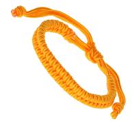 Stands Out, Supplying Outstanding Gifts Whirlybird Handmade Braided Cord Bracelet - Bright Orange Adjustable Wristband for Men, Women & Kids