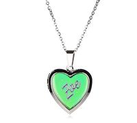 Stands Out, Supplying Outstanding Gifts Zoe Girls Personalised Name Heart Shaped Mood Locket Pendant Kids Necklace
