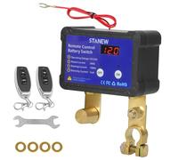Stanew Car Battery Iisolator Switch 12V 24V 240A Remote Battery Disconnect Switch, Battery Power Shut off Controller with Remote Control for Auto, RV, Truck, Boat