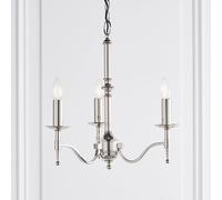 stanford 3 lights pendant light in polished nickel