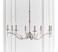 stanford 8 lights pendant light in polished nickel